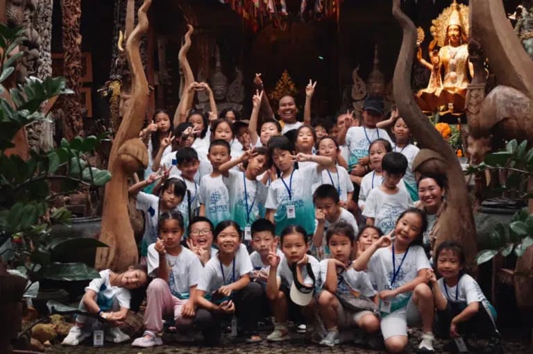 Holiday camp activities in Thailand